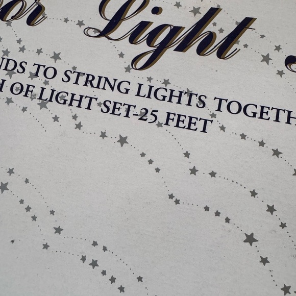 Vintage Santa Trim Outdoor Christmas Light Set 25 Blue C-9 1/4 Bulbs - Picture 5 of 6